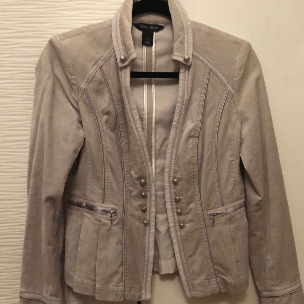 WHBM Velvet jacket